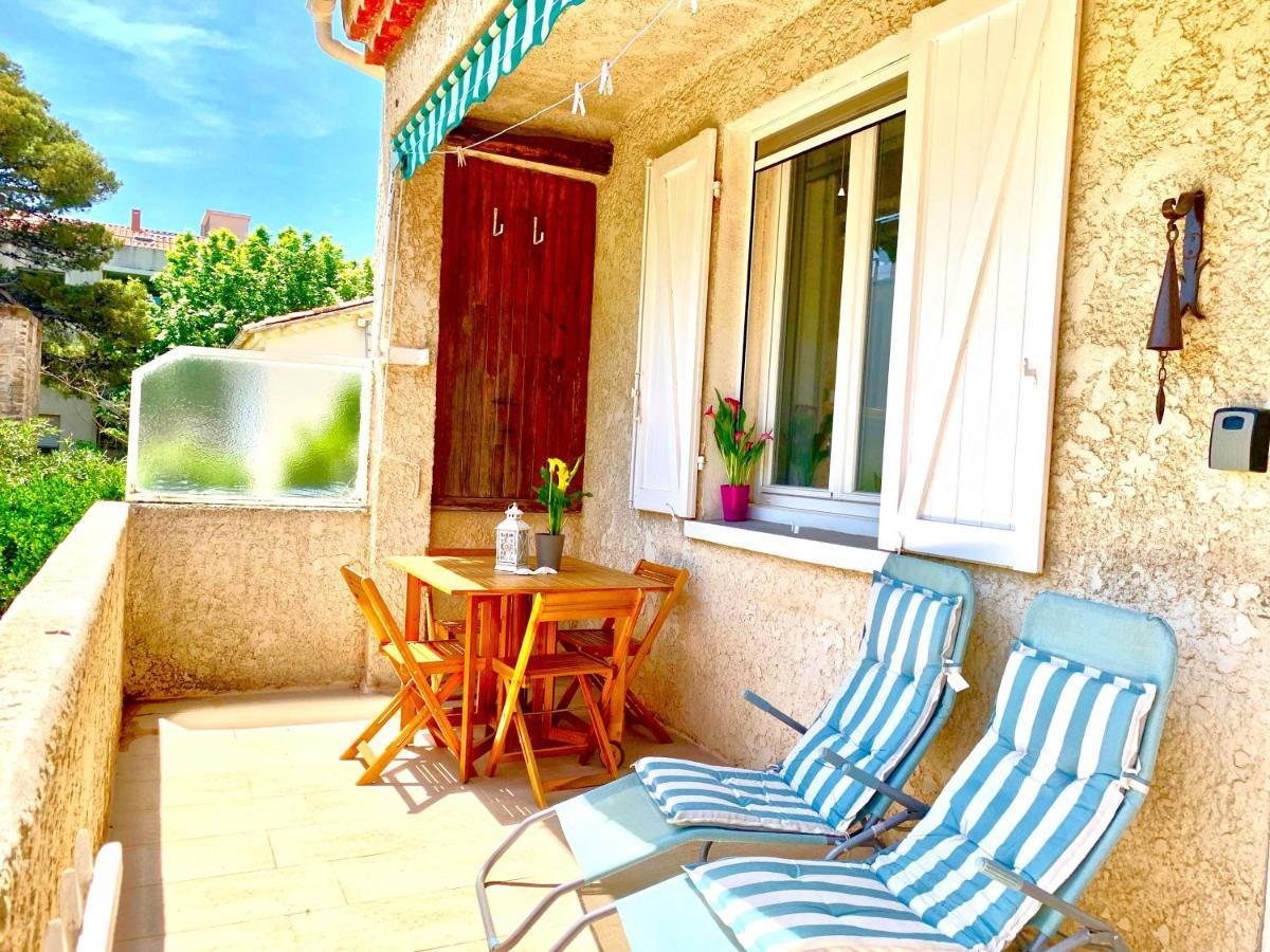 Blue Summer Vibes Apartment For 4P, Ac, Balcony, Parking, Beach At 50M, Spa Access -4 La Ciotat Esterno foto
